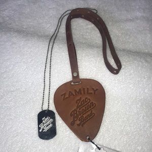 Zac Brown Necklace Dog Tag & Ticket Lanyard